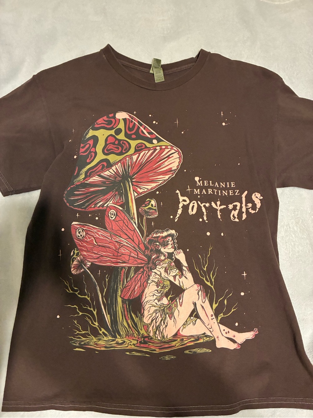 Brown Melanie Martinez Portraits Graphic Tee